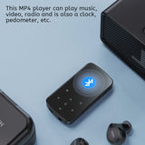 Portable High Resolution MP4 Player Clip on Touch Button Digital Display 32GB Music Players Voice Recorder Radio Calendar