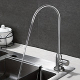1pc Stainless Steel 304 Drinking Water Faucet for Kitchen Sink - Reverse Osmosis or Water Filtration System