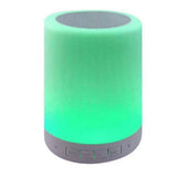 USB Rechargeable LED Bluetooth Speaker Multicolor Night Light Electronics Portable Speakers  Home