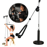 Fiess DIY Cable System Heavy Duty Pulldown and Lift Pulley Workout Equipment for Forearm Shoulder