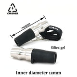 CRUSHER Protable Arab Hookah Mouthpiece Aluminum Alloy Suction Nozzle with Lanyard Water Pipe for Smoking Accessories