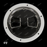 1Transparent cover yachts, 4-inch/6-inch handhole hatch cover, circular deck plate accessories for marine yachts
