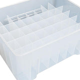 Lure 40 Grid with Dividers Protection Container Case Gear Tackle Box for