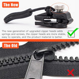 6/12PCS Universal Instant Fix Zipper Repair Kit Replacement Zip Practical New Design Zippers Sew Tools Dropship