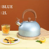 1pc Whistle Tea Kettle For Stove Top, 2L/3L Stainless Steel Large Capacity For Boiling Water And Making Coffee, Suitable