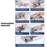 5.5/6.5/8mm Infrared Electric Cigarette Rolg hine Dual Tobacco Filg Bin Roller Injector Make DIY Smoking Accessories
