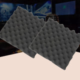 Top-48Pcs 30X30X4CM Soundproofing Acoustic Foam Tiles Noise Sound-Absorbing