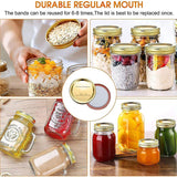 100 Pcs 70Mm Regular Mouth Lids For Ball,Kerr Jars,Mason Lids,Split-Type Jar Lids,For Mason Canning