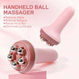 Handheld Roller Magnetic Bead Meridian Brush Anti Cellulite Massager Full Body Slimming Massage Tool