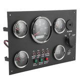 12V/24V Cluster Water Temperature Voltage Display with Ignition Keys Pressure Oil Level Gauge