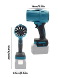 Jet Portable Violent Turbo For 18VBatteryWireless Handheld Fan forCleaning Hair Dry Electric Air Blower Jetdry
