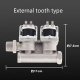Gas Oven Universal Self-Priming DC24V Solenoid Inner Outer Tooth Type Double Vae
