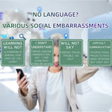 F4A Offe Translator 12 Countries Multi-Languages Smart Instant Voice Camera Support Photographic Scanning Portable 2024 New