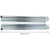 Outdoor Tarp Poles Tent Support Rods Iron Canopy Awning Frame