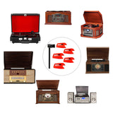 Vinyl Record Player Needles Replacement Parts Accessories Turntable Record Needles With Stylus Cleaner Brush Kit For Phonograph