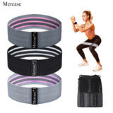 3pcs Resistance Bands For Legs And Butt, Fabric Exercise Bands With 3 Resistance Level