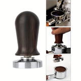 1pc, 51/53/58mm Coffee Tamper, Spring-loaded Calibrated Tamper With Premium Stainless Steel Anodized Aluminum Handle And Stand