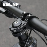 ESLNF Mountain Bike Handlebar Fixed Gear Downhill Short Aluminum Alloy Fork Head Tube CNC Hollow Stem