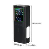 Cordless Mini Electric USB Pump Tire Iator Air Compressor for Car Bike Ball Iatables Auto Shut-Off with Pressure Gauge