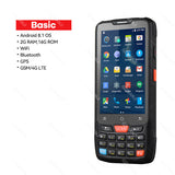 Handheld PDA 1D 2D Honeywell Barcode Scanner QR Code Reader Data Collector Terminal for Inventory Warehouse 4G GPS Android 8.1