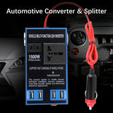 Car Inverter Converter DC 12V 24V to 110V/220V AC Sockets USB Chargers Cigar Lighter Socket Power Adapter Auto Accessories