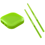 Set Portable Electronic Virtual Air Drum Drumstic Pedals Professional Gift for Adults Kids
