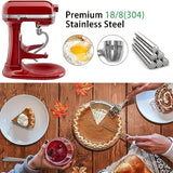 1pc Dough Hook Replacement For KitchenAid 5 Qt - 6 Qt Bowl-Lift Stand Mixer, Stainless Steel Kitchen Aid Spiral Dough Hook