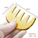 Brass Scraping Board Face Gua Sha Plate Dredge Meridian Health Care Muscle Relax Neck Skin Lifting Metal Guasha Scraper Massage