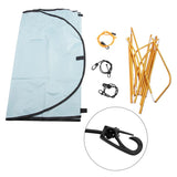 New Universal Durable Single Kayak Canoe Awning 125*110cm Anti-UV Folding Sunshade Tent Rain Shelter Boat