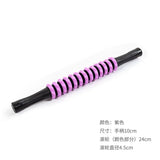 hand-held fascia muscle relaxation roller rolling leg yoga fiess supplies gear massage stick