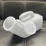 1200ml Pee Spill Proof Portable Urinal Plastic Mens Bedpan Bottle with Lid for Car Elderly and Incontinence