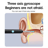 Cleaner with Camera HD Stic Otoscope Endoscope Wax Removal Tool Earpick Ear Cleaning Set