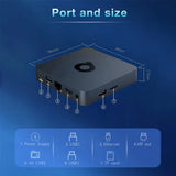 Q1 Smart ATV 10 Allwinner H313 2GB 16GB Dual Wifi 4G 5G BT5.2 HD 4K Media Player Android Voice remote Set Top Box