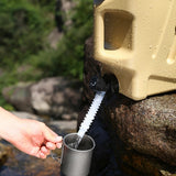 10/12L Outdoor Bucket Large-Capacity Portable Camping Bag Container with Faucet Driving Water Tank for Picnic Hiking