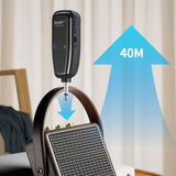 UHF Instruments Microphone Clip on Pickup System Wireless Receiver and Transmitter for Clarinet Flute