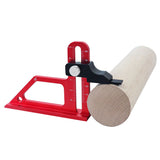 Woodworking TableSaw Depth 0-60mm Adjustable Metric Inch Router Table Height Measuring Ruler Aluminum Alloy Measure Gauge