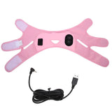 Tighten Lift Belt Compress The Thin Bandage Electric Vibration V Face Reduce Double Chin Posture Corrector Portable
