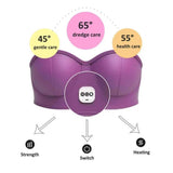 Charging Electric Massage Bra Vibration Chest Heating Stimulator Enlargement hine Breast Growth Enhancer Massager