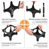 Desktop Audio Shock Absorber Bracket Removable Monitor Stands for 5/6/8-inch Speaker