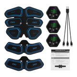 Muscle Stimulator EMS Abdominal Hip LCD Display Toner USB Abs Fiess Training Home Gym Body Slimming Waist Trainer