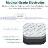 5x5cm Electrode Pads For Tens Acupuncture Physiotherapy hine EMS Nerve Muscle Stimulator Slimming Body Massager Patch