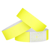 Waterproottendance Bracelets Fade-resistant 100pcs Waterproof Synthetic Paper Wristbands Events for Amusement