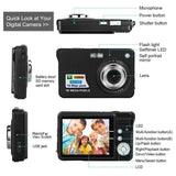 18 Mega Pixels LCD Rechargeable HD Digital CCD Video Camera Outdoor Anti-Shake Supports 32G Card Camcorder Photography