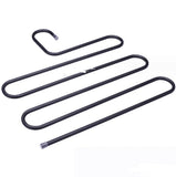 Five layer anti slip pants drying rack, multifunctional hanging clothes rack
