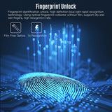 Fingerprint Access Control Attendance hine Biometric Time Clock Employee Checking-in Recorder Password/ID Card Recognition