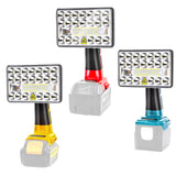 18W 2000LM Flashlight Portable LED Work Light with USB Port Spotlight for /Milwaukee/ 20V Max Li-ion Battery