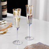 2 Pcs Creative Heart Shaped Glass Red White Wine Glasses Elegant Goblet Champagne Drinking Cup Household Valentine Gift
