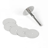 21PCS/Set Stainless Steel Round Cut Off 22mm Cutting Disc Grinder Wood Saw Cutter Wheel Blade Abrasive for Dremel Rotary Tool