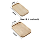 Camping Portable Picnic Fruits Vegetables Chopping Boards Lacquerless Double-Sided Outdoor Wooden Cutting Board