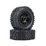 4Pcs Metal Beadlock Hub Wheel Rim and Rubber Tire for C14 C24 B14 B24 B36 MN D90 MN99S RC Car Upgrade Parts,3